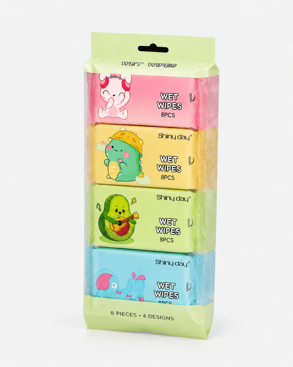 Pack of Shiny Day wet wipes | Shiny Day Pocket Wet Wipes Set