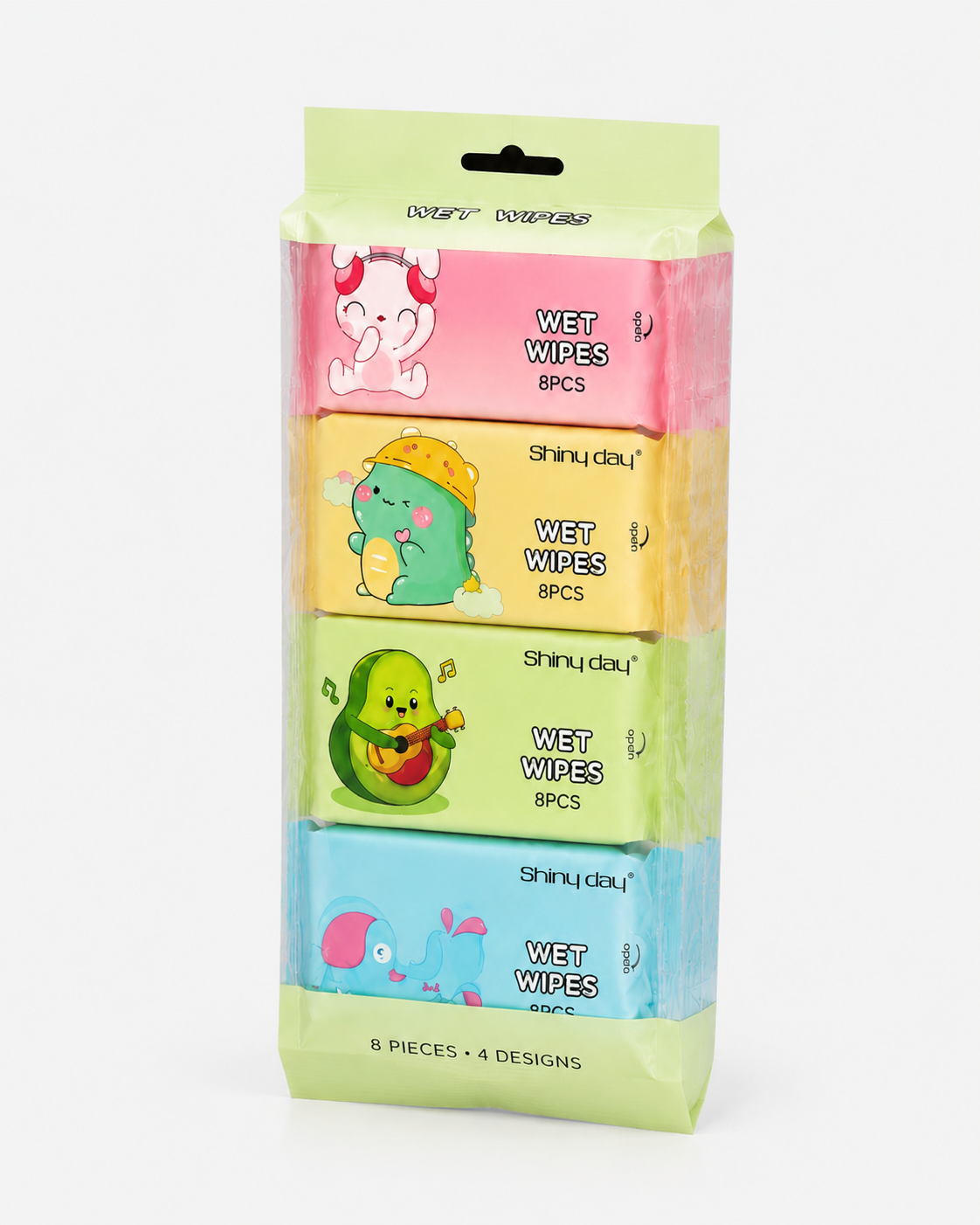 Pack of Shiny Day wet wipes | Shiny Day Pocket Wet Wipes Set