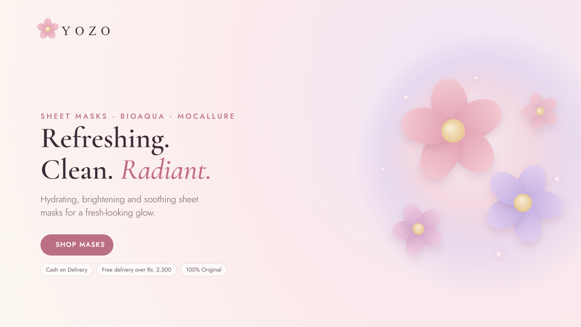 Shop Face Masks — refreshing, clean, radiant